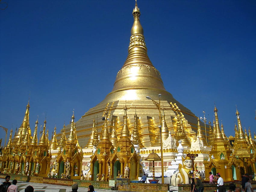 Pagoda de Shwedagon: la pagoda más cara del mundo fondo de pantalla