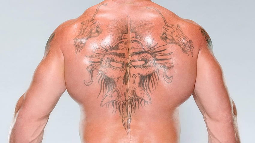 Photo Brock Lesnars Tramp Stamp Tattoo  MMA News  UFC News Results   Interviews