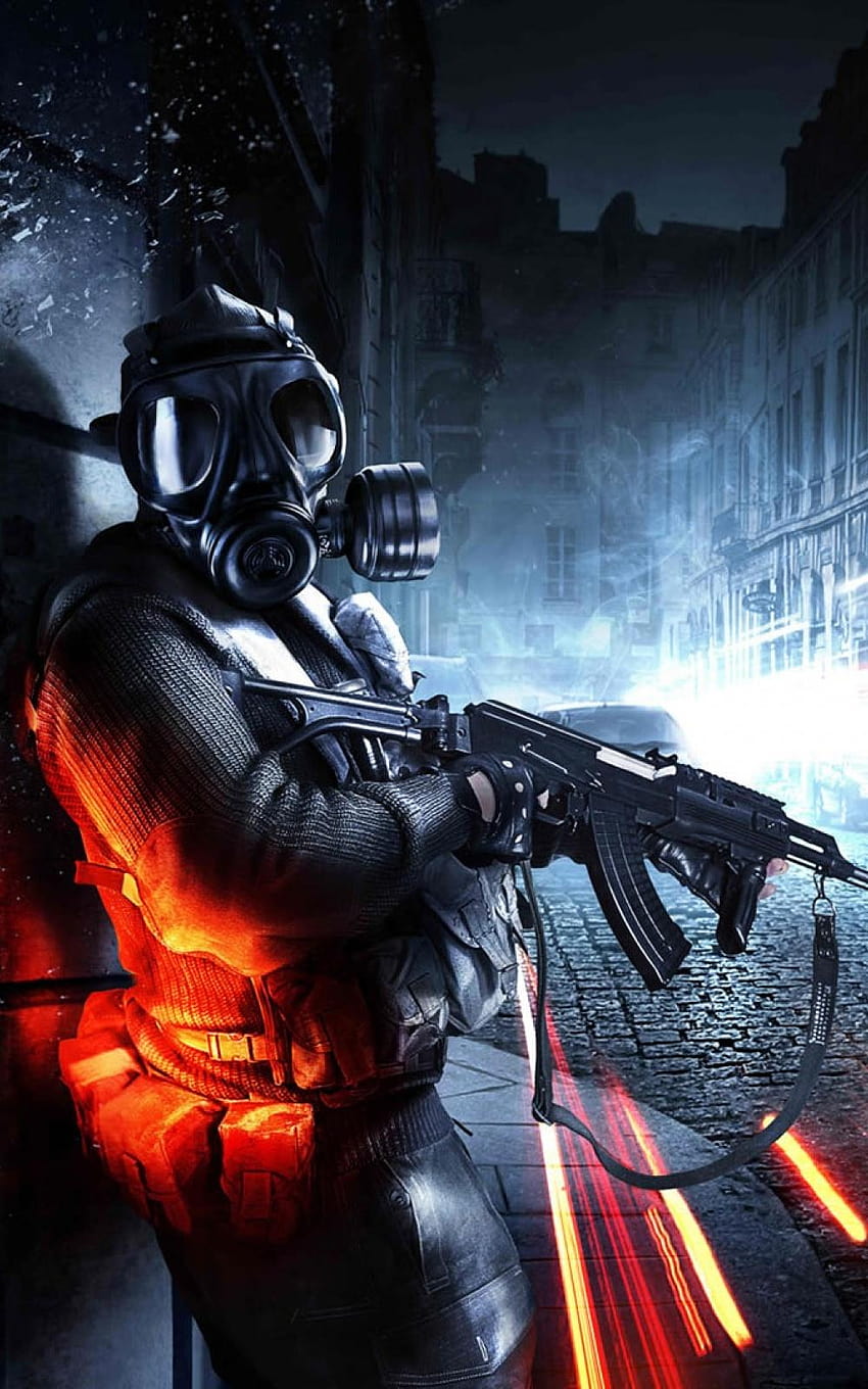 Battlefield Gas Mask City Android, game android HD phone wallpaper | Pxfuel