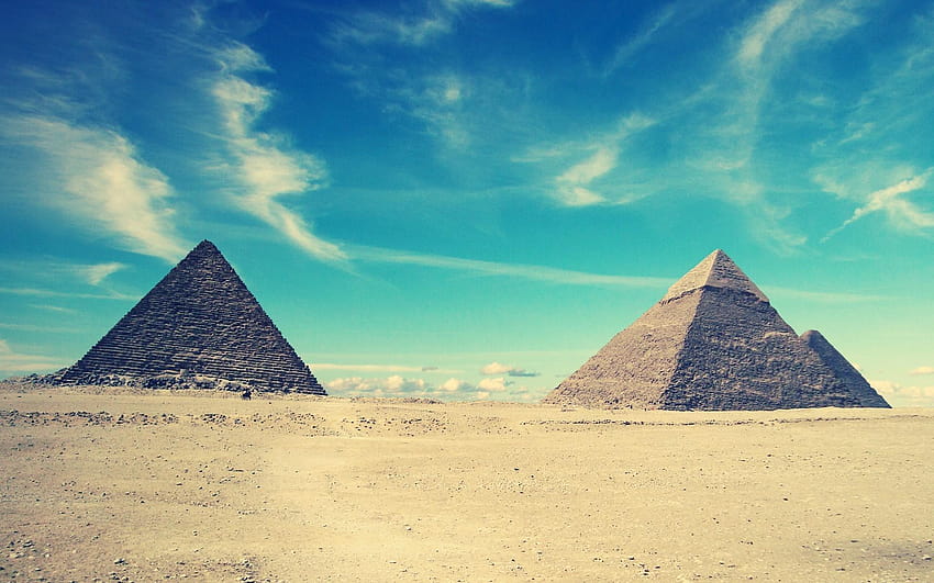38 Full Egypt For, pyramids illustration HD wallpaper