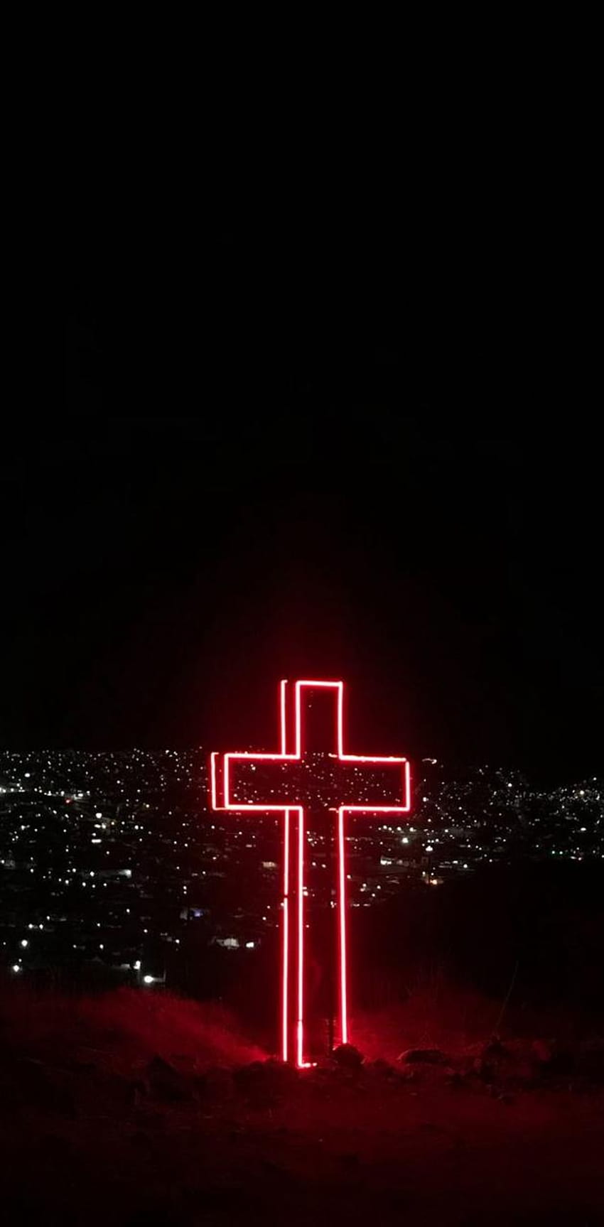 Neon cross by amitverma786, cross sign HD phone wallpaper