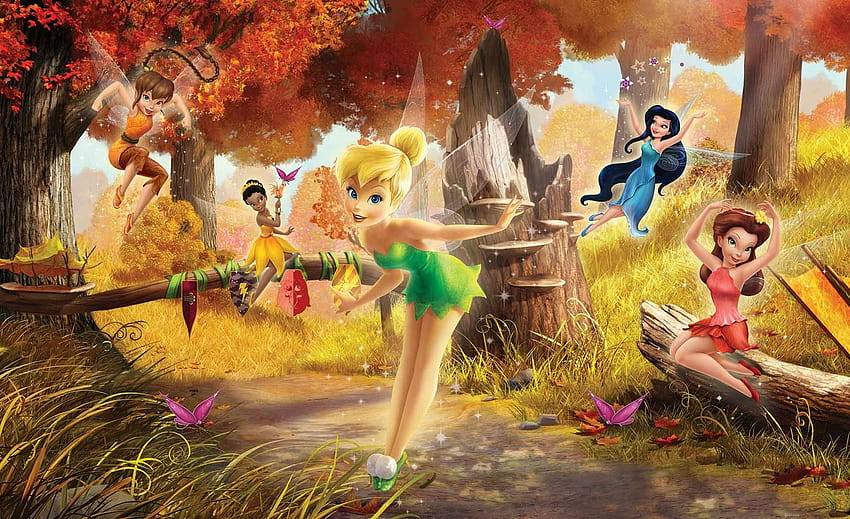 Disney Perileri Tinker Bell Rosetta Klara Duvar Kağıdı Duvar Resmi HD duvar kağıdı