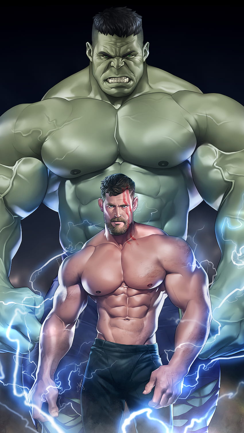 2160x3840 Muscular Thor Sony Xperia X,XZ,Z5 Premium , Backgrounds, and, muscle body HD phone wallpaper