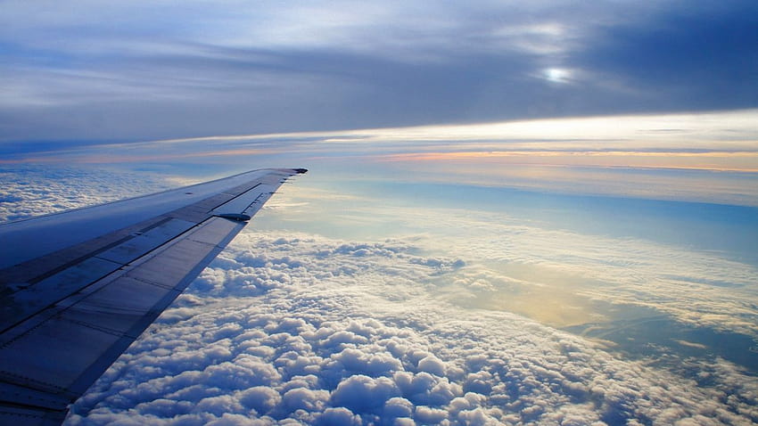 ท้องฟ้า ระดับความสูง เมฆ เครื่องบิน ปีก กำลังบิน ทะยาน โลก วอลล์เปเปอร์ HD