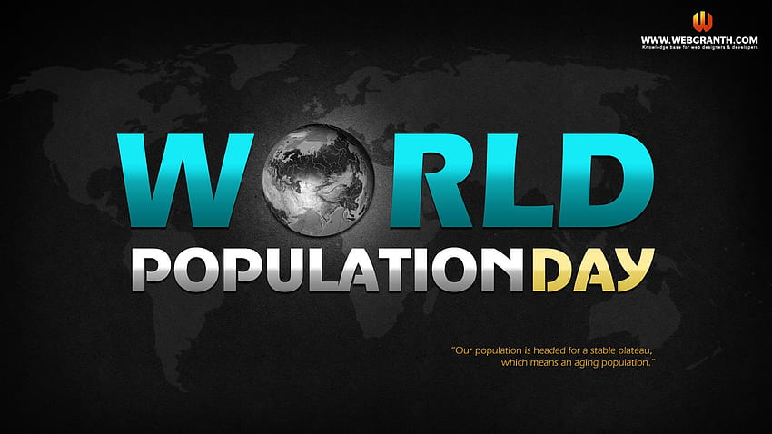 World Population Day HD wallpaper