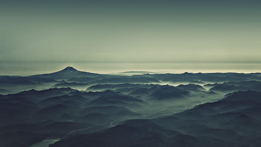 Foggy mountains [1920x1080] :, fogy mountains HD wallpaper