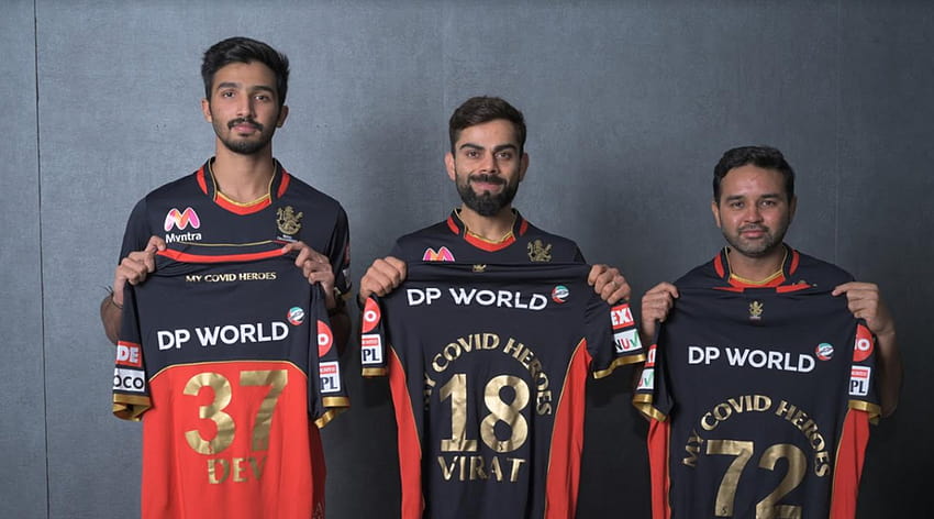RCB players to honour COVID heroes by wearing tribute jersey in IPL 2020, royal challengers bangalore team HD wallpaper