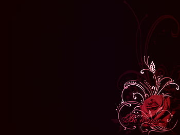 black and red rose background design