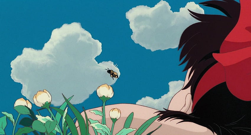 Ghibli-Ästhetik gepostet von Samantha Walker, Studio-Ghibli-Laptop HD-Hintergrundbild