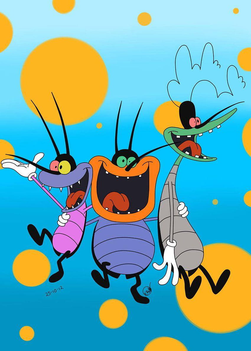 oggy and the cockroaches dee dee HD phone wallpaper
