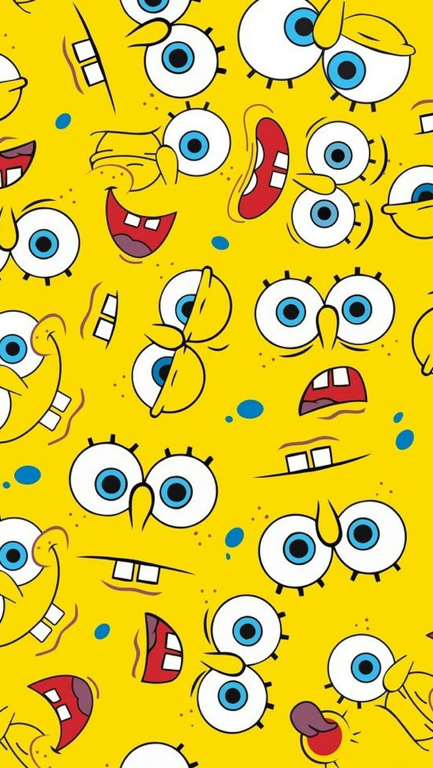 Kolase Spongebob, kolase spongebob squarepants wallpaper ponsel HD