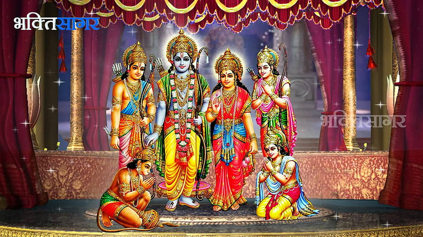 Sri Rama Pattabhishekam Hohe Auflösung, Gott Rama HD-Hintergrundbild