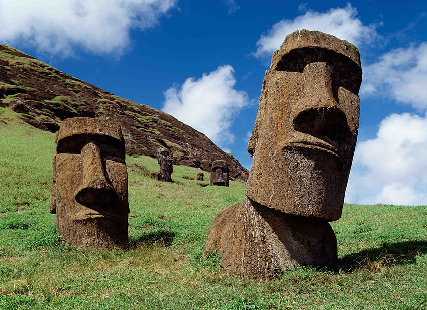 Luxury holiday Easter Island, easter island airport HD wallpaper