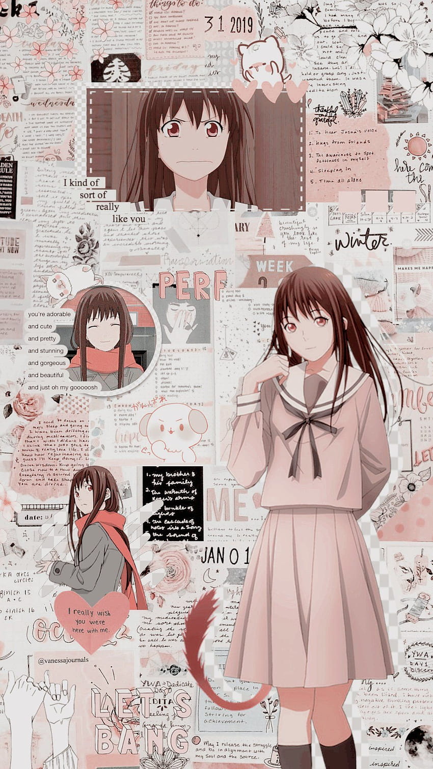 ↷ ⋯ ♡ᵎ Lockscreen Noragami, family cute anime HD phone wallpaper