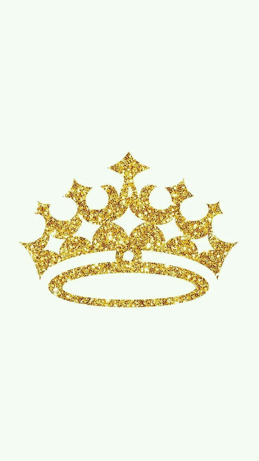 Златна корона на куче, корона на кралица HD тапет за телефон