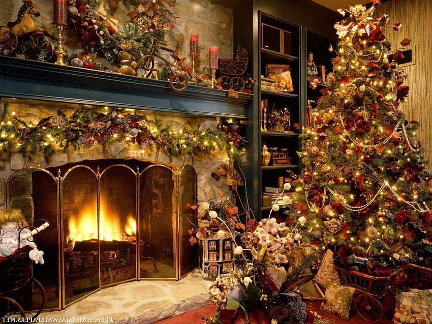 Rustic Christmas . Post With Rustic Christmas, christmas chimney HD wallpaper