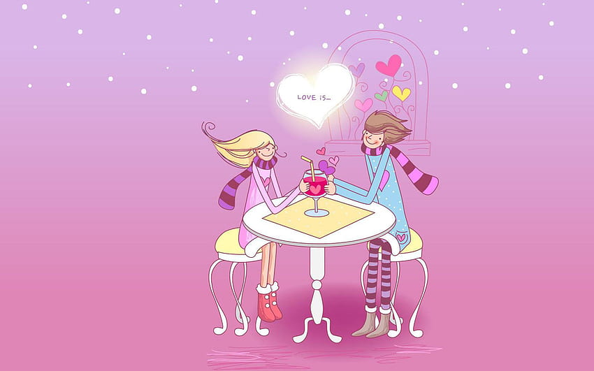 Cartoon For Mobile 53813 Clip Art Library [2560x1600] for your , Mobile &  Tablet, cartoon couple HD wallpaper | Pxfuel
