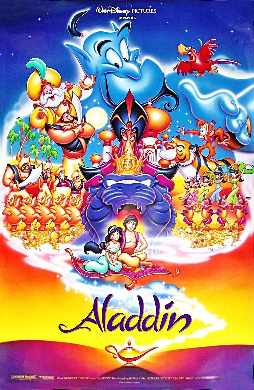 Póster de Aladdin Disney completo para Mac fondo de pantalla del teléfono