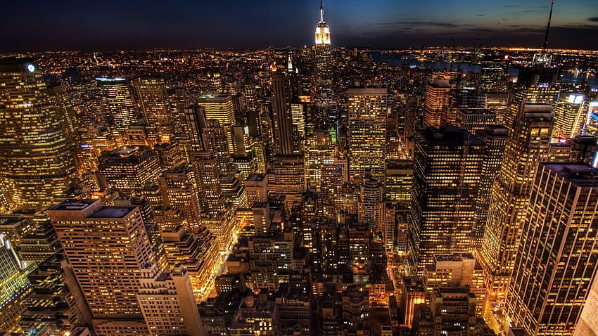 New York City In Night, , Background, 1lynd9, nyc HD wallpaper