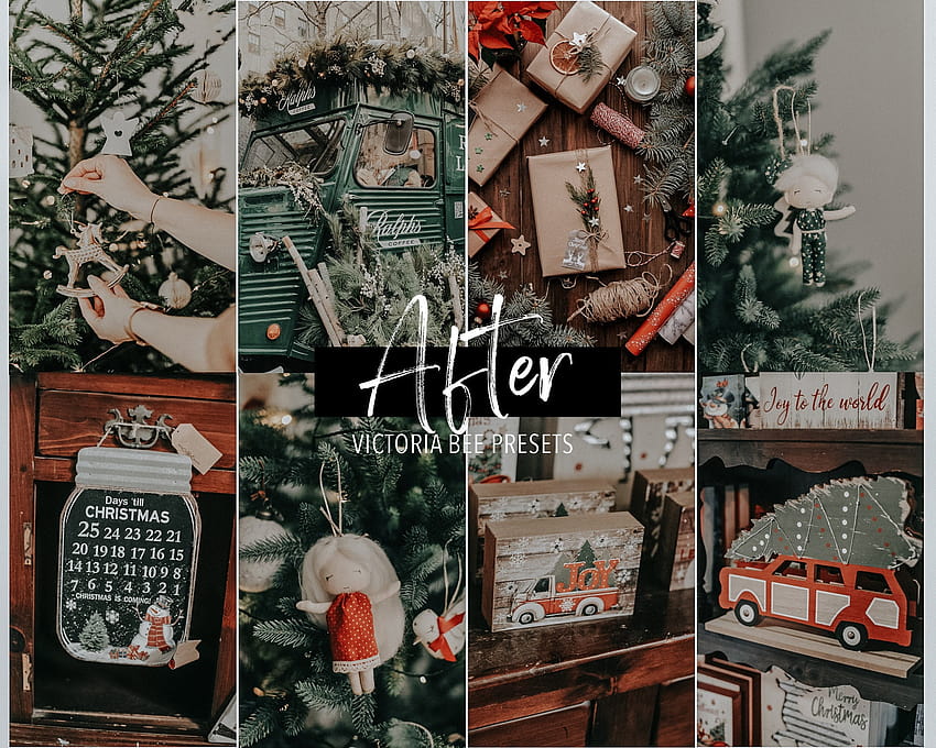 25 Presets Mobile para Lightroom • Presets Rustic Winter • Presets para Lightroom • Filtro de Natal para Instagram • Edição papel de parede HD