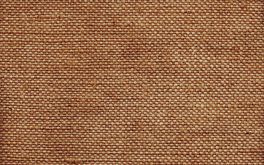 茶色の荒布、茶色の布地、黄麻布の袋、粗布のテクスチャ、布地の背景、布地のテクスチャ、解像度 3840x2400 の茶色の背景。 高品質、 高画質の壁紙