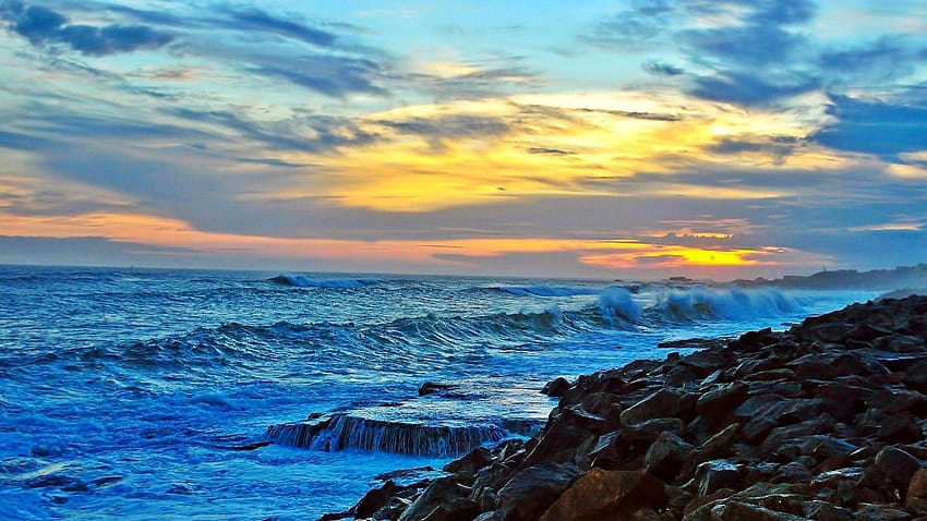 Tumblr o pięknym zachodzie słońca na plaży, surfowanie po iphone tumblr Tapeta HD