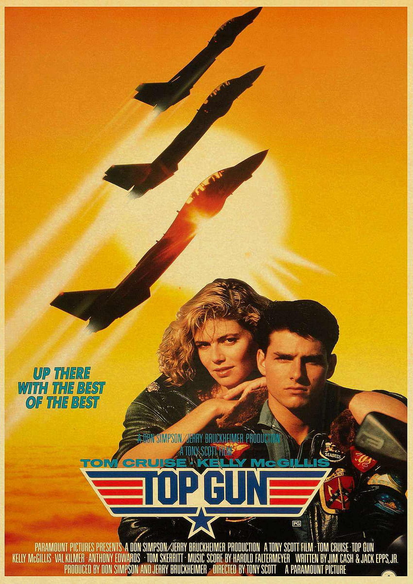 Подробна обратна връзка Въпроси за Top Gun Movie Retro Poster Home, top gun maverick poster HD тапет за телефон