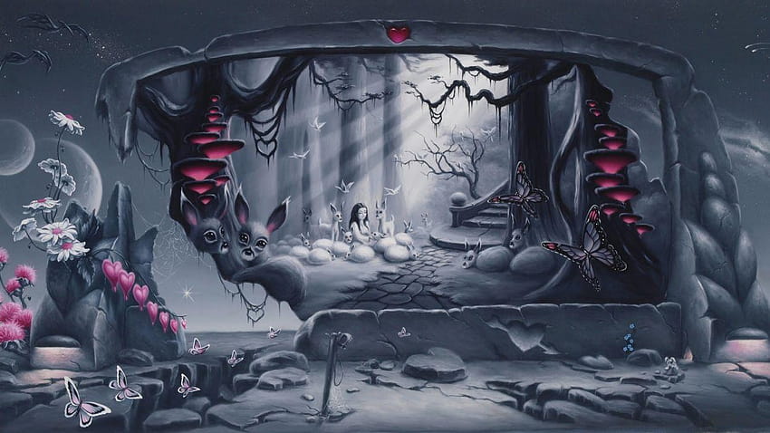 ALICE WONDERLAND fantasy fairy adventure comedy depp disney, alices adventures in wonderland HD wallpaper
