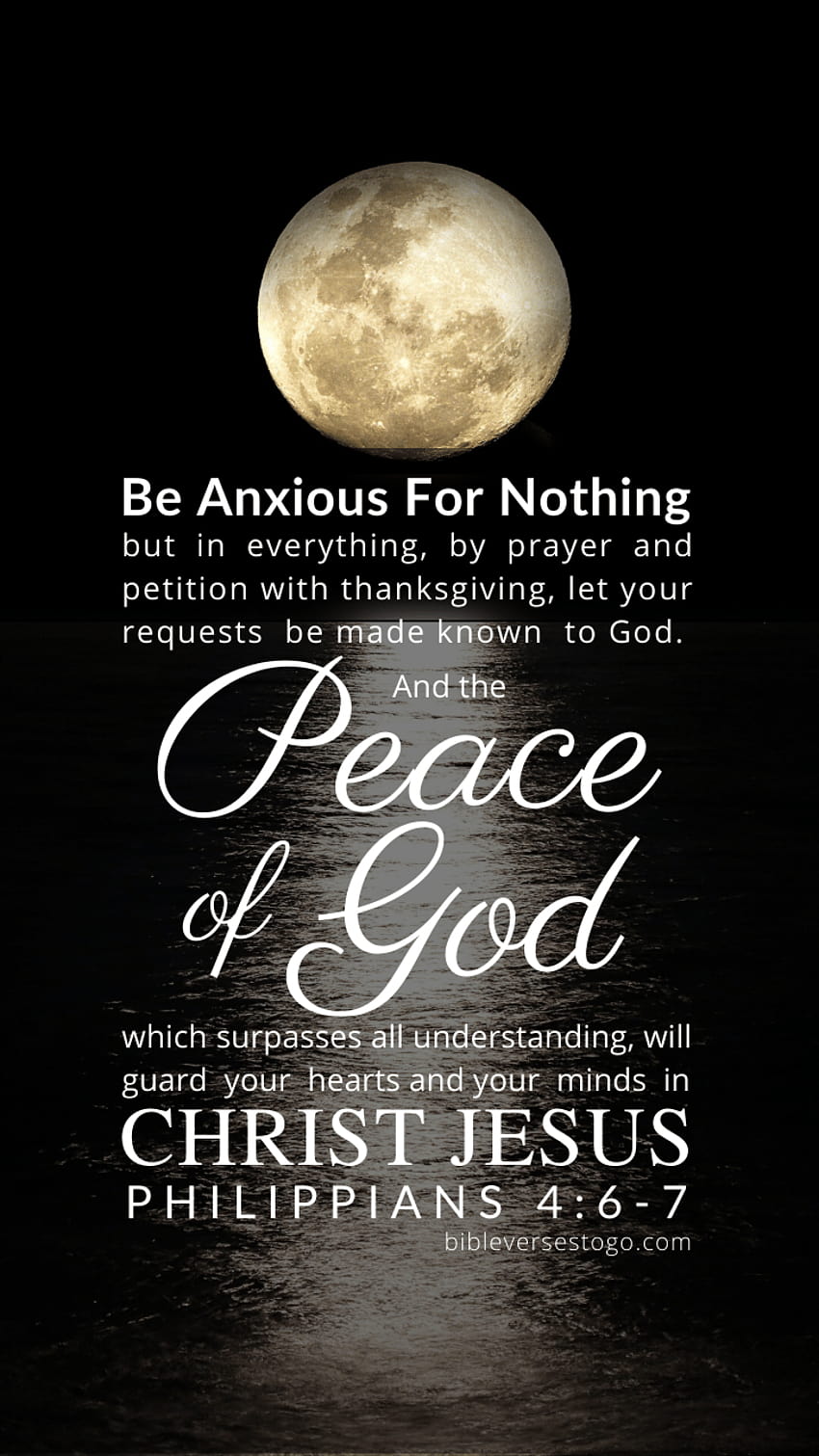 Home & Kitchen Philippians 4 6:7 Be Anxious for Nothing Poster Artwork tehranpiper.ir, philippians 46 HD phone wallpaper
