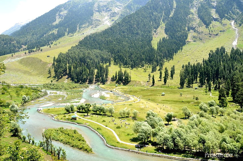 27 на Кашмир, което ще ви накара да посетите мястото, долината Бетааб HD тапет