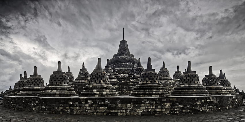 Borobudur postado por Samantha Anderson, candi borobudur papel de parede HD