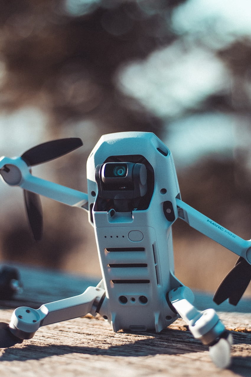 dron quadcopter blanco y gris – Toronto, dji mini 2 fondo de pantalla del teléfono