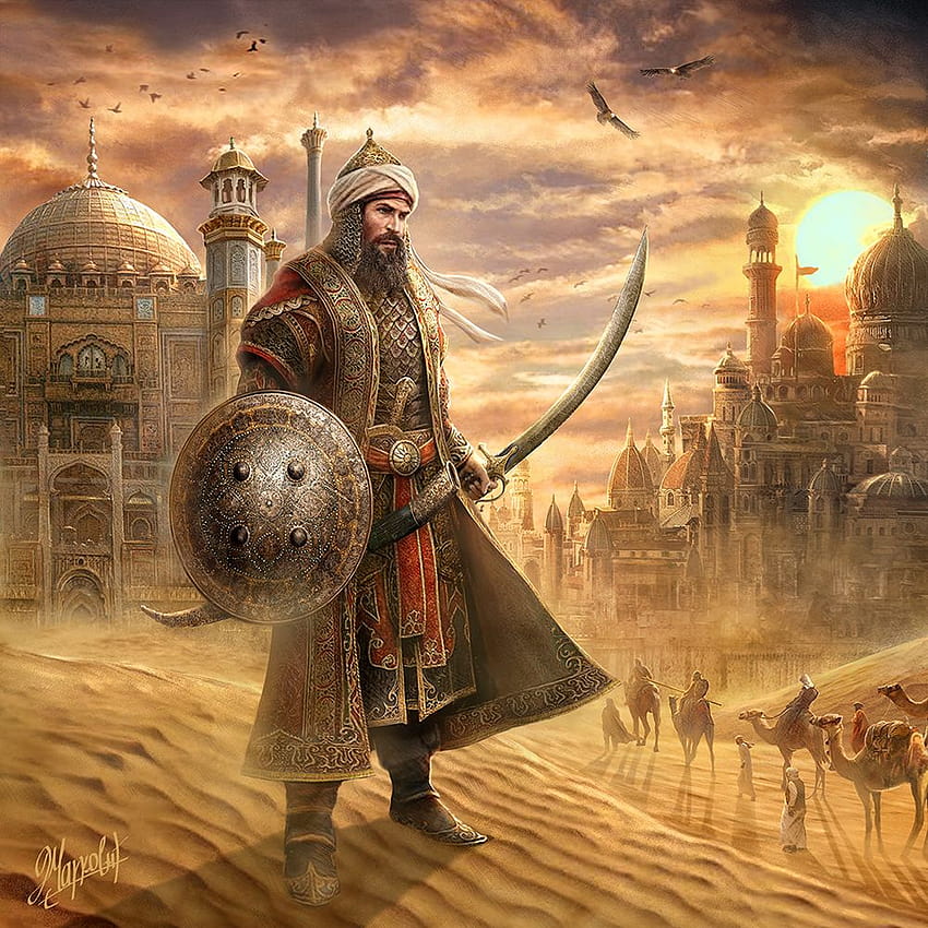 Khalid bin Walid Islamic Warrior by Ahmad Zaki Ramadhan on Dribbble