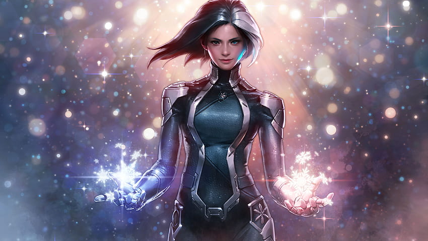 Marvel Future Fight Luna Snow, girl in space HD wallpaper | Pxfuel