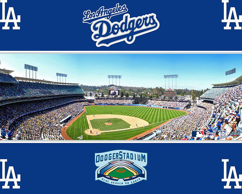 Beyzbol » Los Angeles Dodgers, atlatan stadyum HD duvar kağıdı