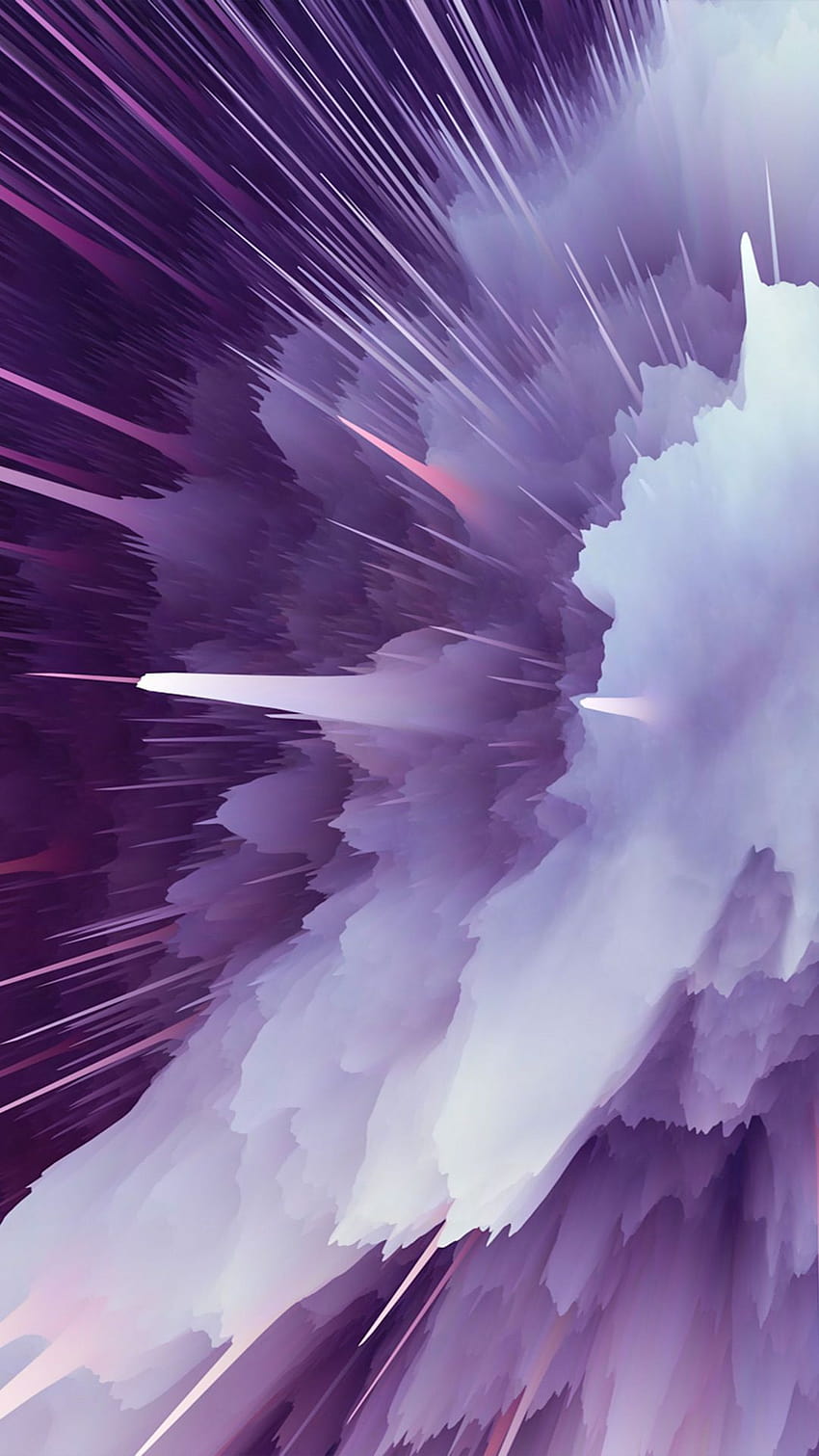 62 Purple Particle Explosion Pure Ultra, ultra android HD phone wallpaper