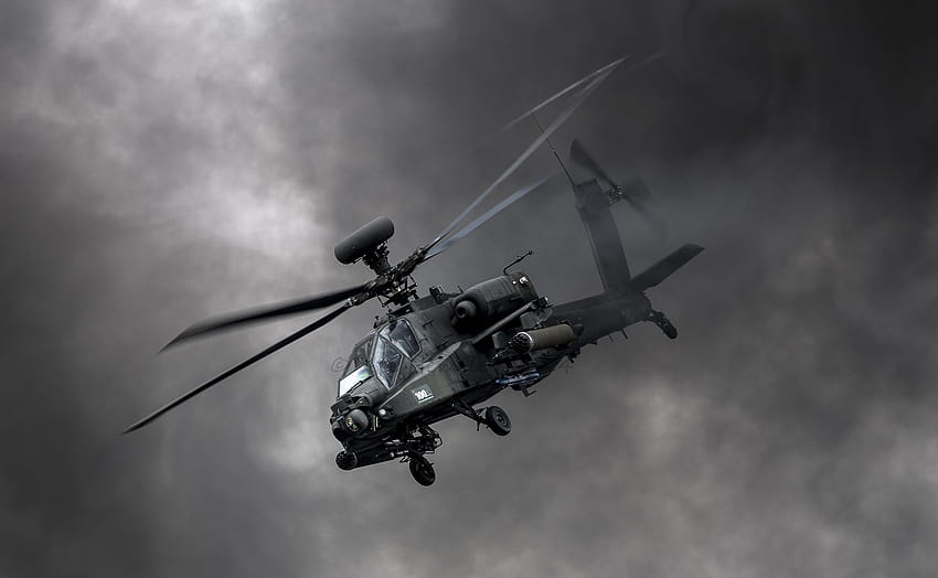 : vehicle, war, aircraft, helicopters, Boeing Apache AH 64D, AH 64 Apache, air force, Flight, aviation, screenshot, atmosphere of earth, helicopter rotor, rotorcraft, military helicopter 2048x1262, helicopter blades HD wallpaper